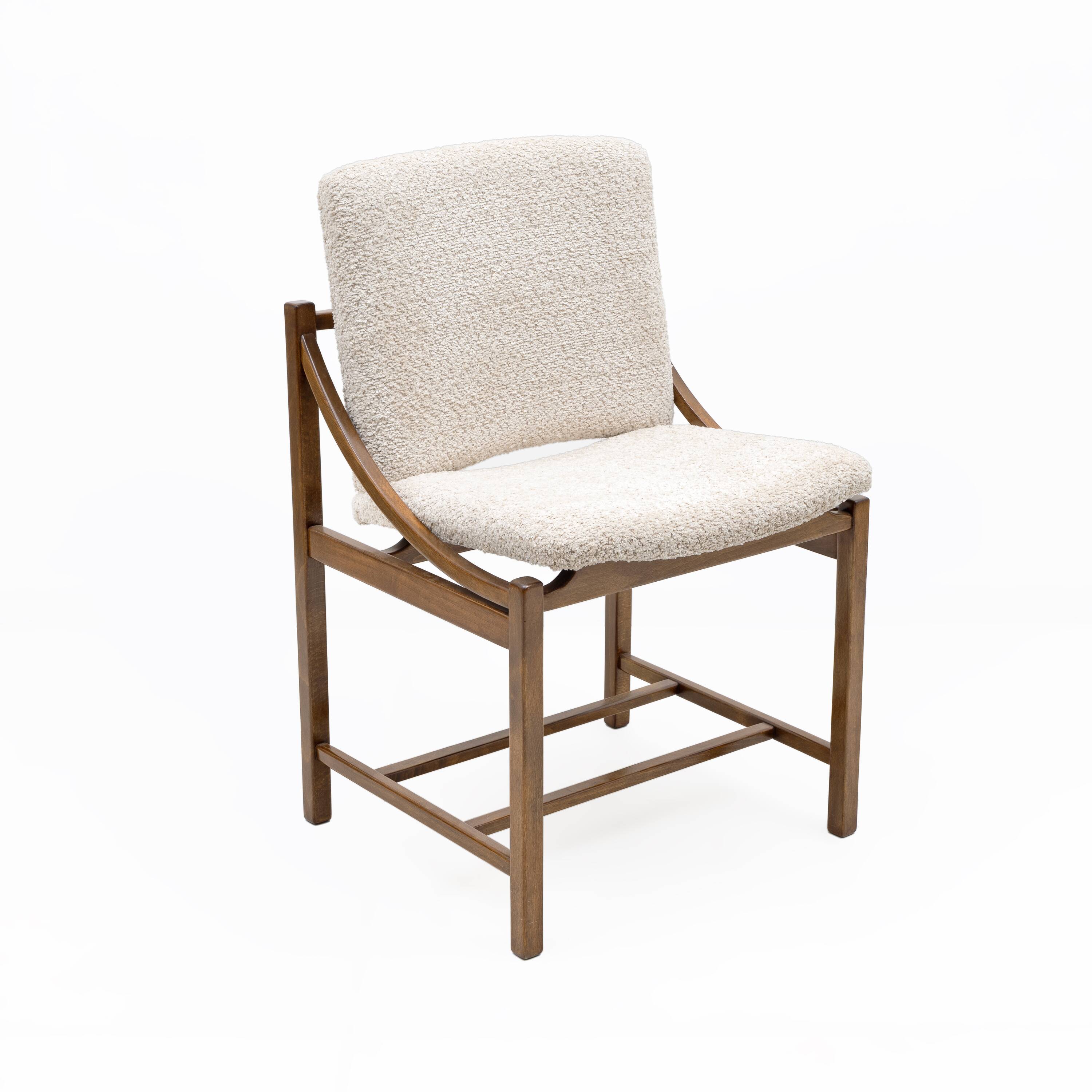 Set of Five Vittorio Rossi Dining Chairs for Lorenzon Italia , 1960s