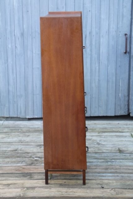 Vintage Secretary in Oak France 1950