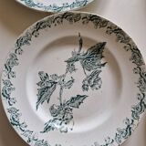 Set of 12 Saint Amand ironstone plates, Richelieu model
