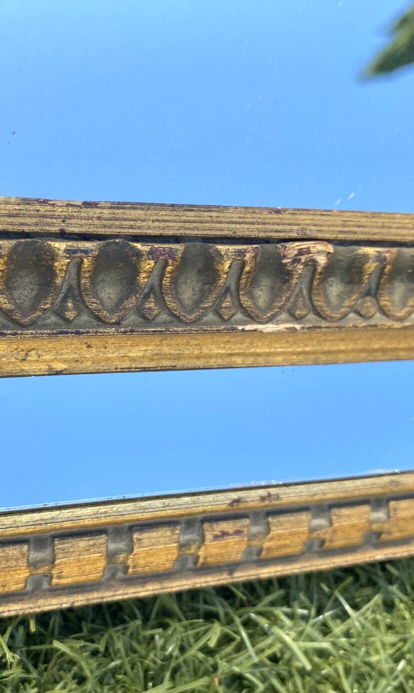 Mirror with glazing beads, 1940s