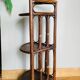 Vintage bamboo and rattan corner shelf 1960s/70s
