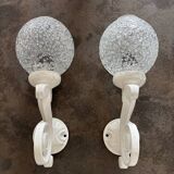 Enameled cast iron wall lights