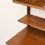 Small Mid-Century Modern Wall Unit,  Royal System with  Desk, Poul Cadovius for Cado, Denmark, 1950s