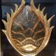 Applique sculpture tortue en resine