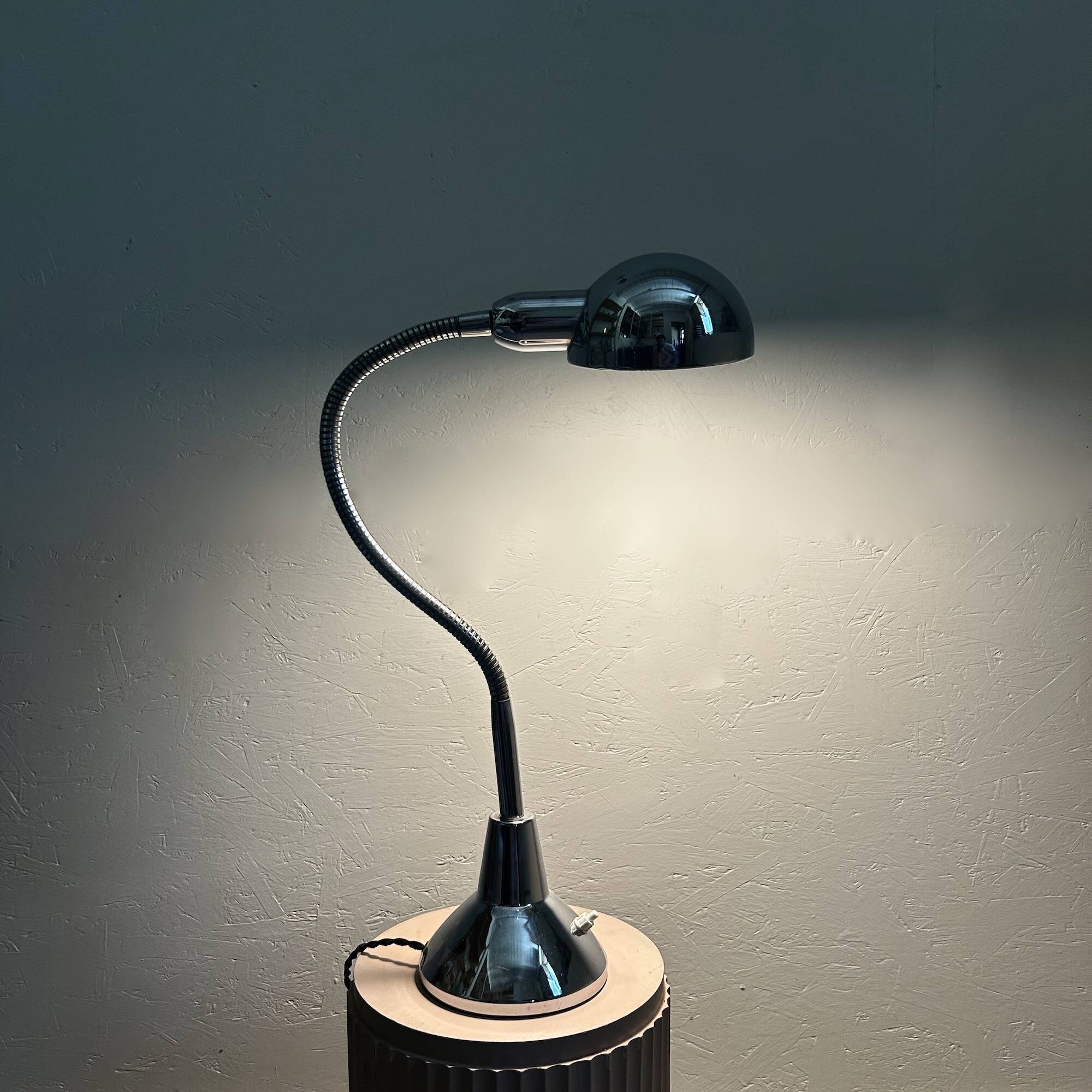 Lampe de bureau Jumo chromée 1950