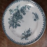 Set of 7 flat plates Sté Amandinoise St Amand, model Margot