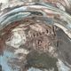 Mixed clay coupe from Apt – Signed Bernard – Polychrome marbled decoration