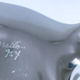 Beaver aluminum paperweight modernist design by Hoselton signed and numbered