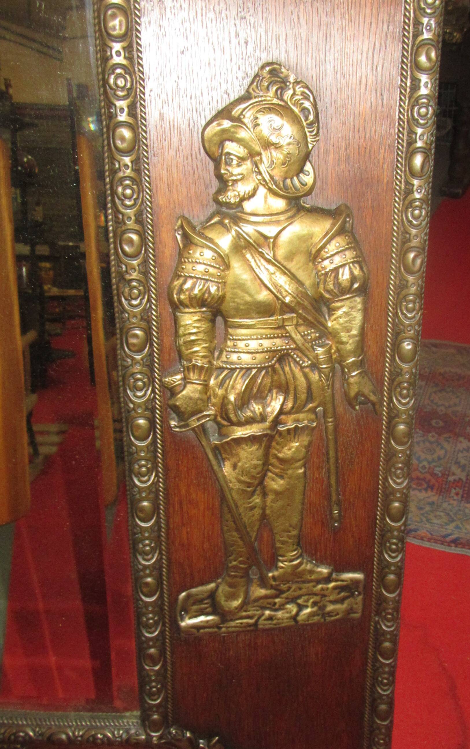 Napoleon III mirror medieval style