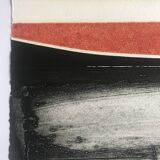 Pierre FICHET, Untitled, c. 1969. Embossed lithograph signed in pencil