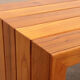 Modular beech set of two room dividers with benches, 1970 Italy
