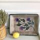 Vallauris ceramic "thistle" dish