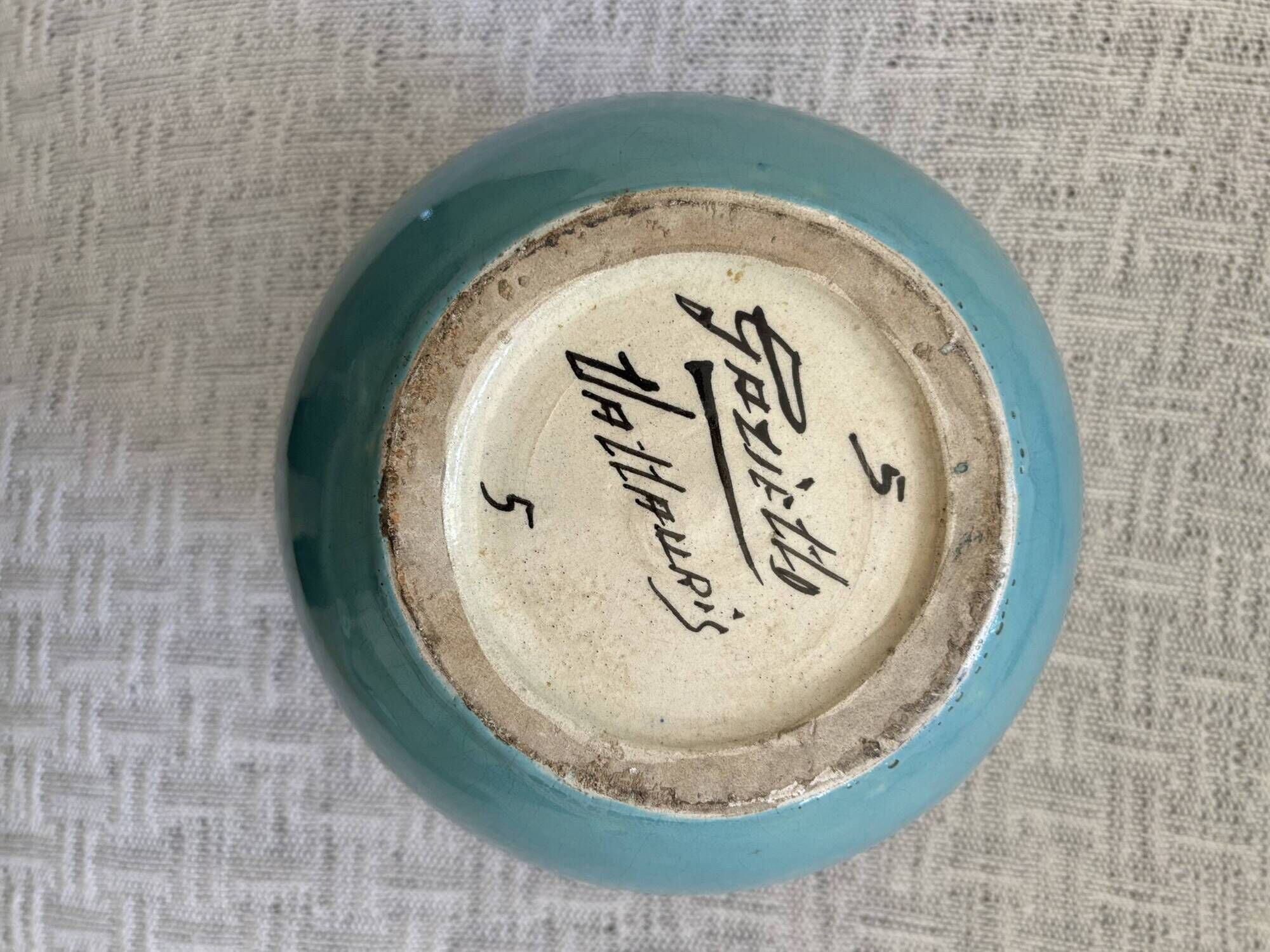 Vase boule vallauris gaziello