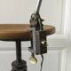 Lampe d’atelier base étau années 40/50