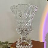 Grand vase en cristal ciselé