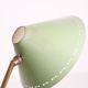 Lampe cocotte pinocchio laiton et acier laqué vert