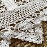 White crochet blanket 160X170