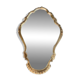 Baroque mirror in gilded Louis XV style 60x40cm