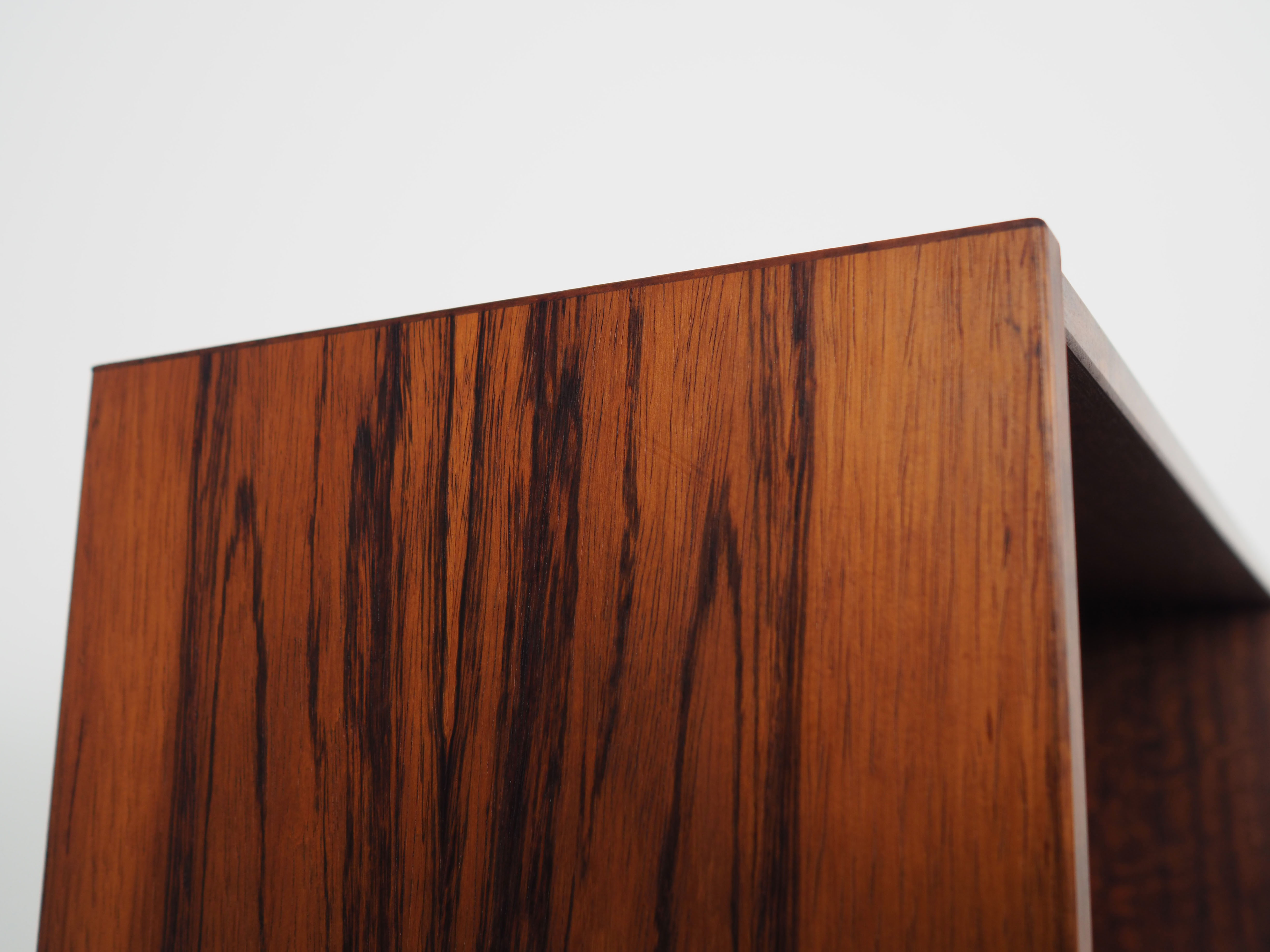 Rosewood bookcase, Danish design, 1970s, production: Denmark