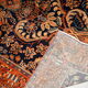 Handmade antique Persian Sarouk rug 4.1' x 6.7' (125cm x 204cm) 1920s - 1B782