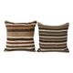Set of 2 vintage kilim cushion covers 61x61 cm