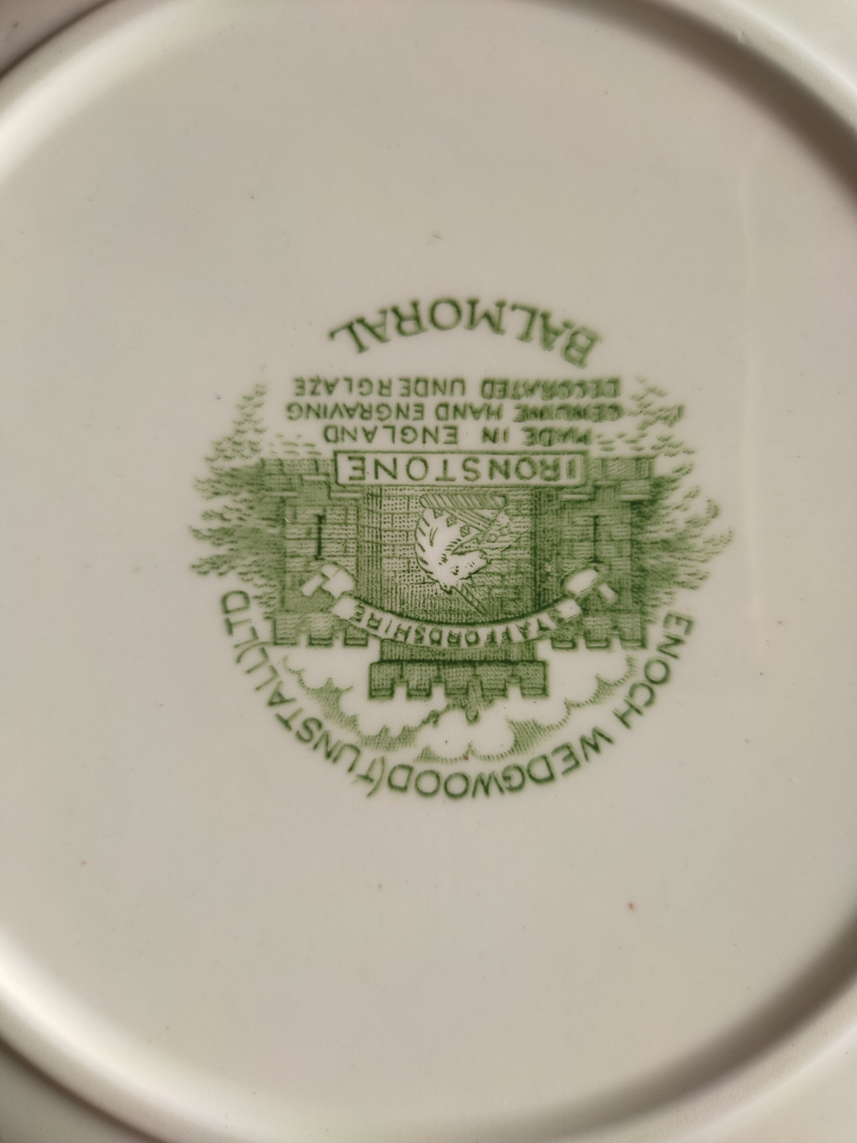 Assiette Enoch wedgwood tunstall ltd balmoral