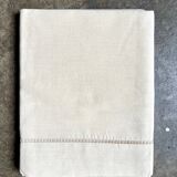 Linen-blend sheet with Venetian lace no. 5 ☐ 180 x 312 cm