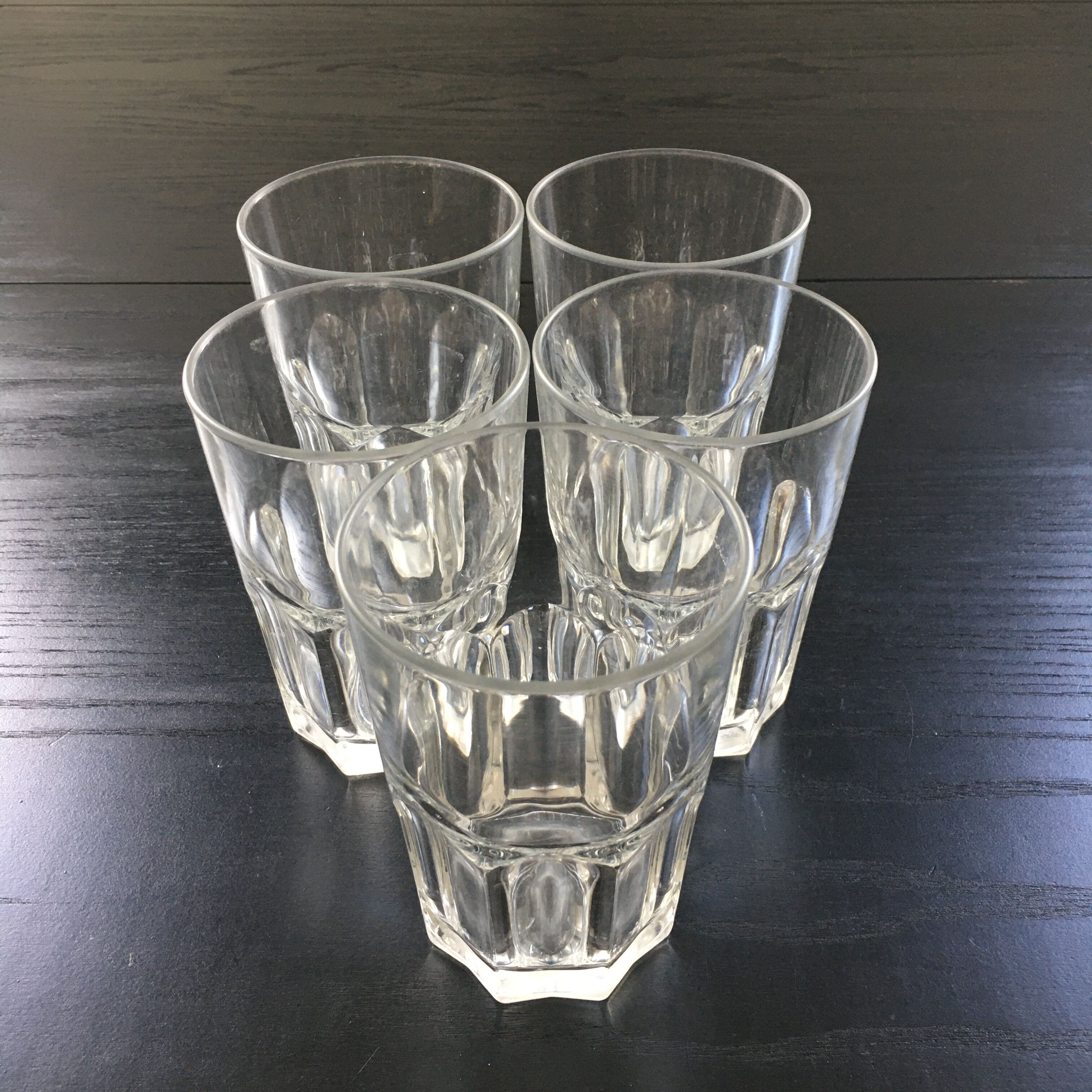 5 Habitat 80 beer glasses