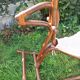 Rattan rocking horse
