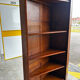 Corner library in solid cherry wood - 20th century