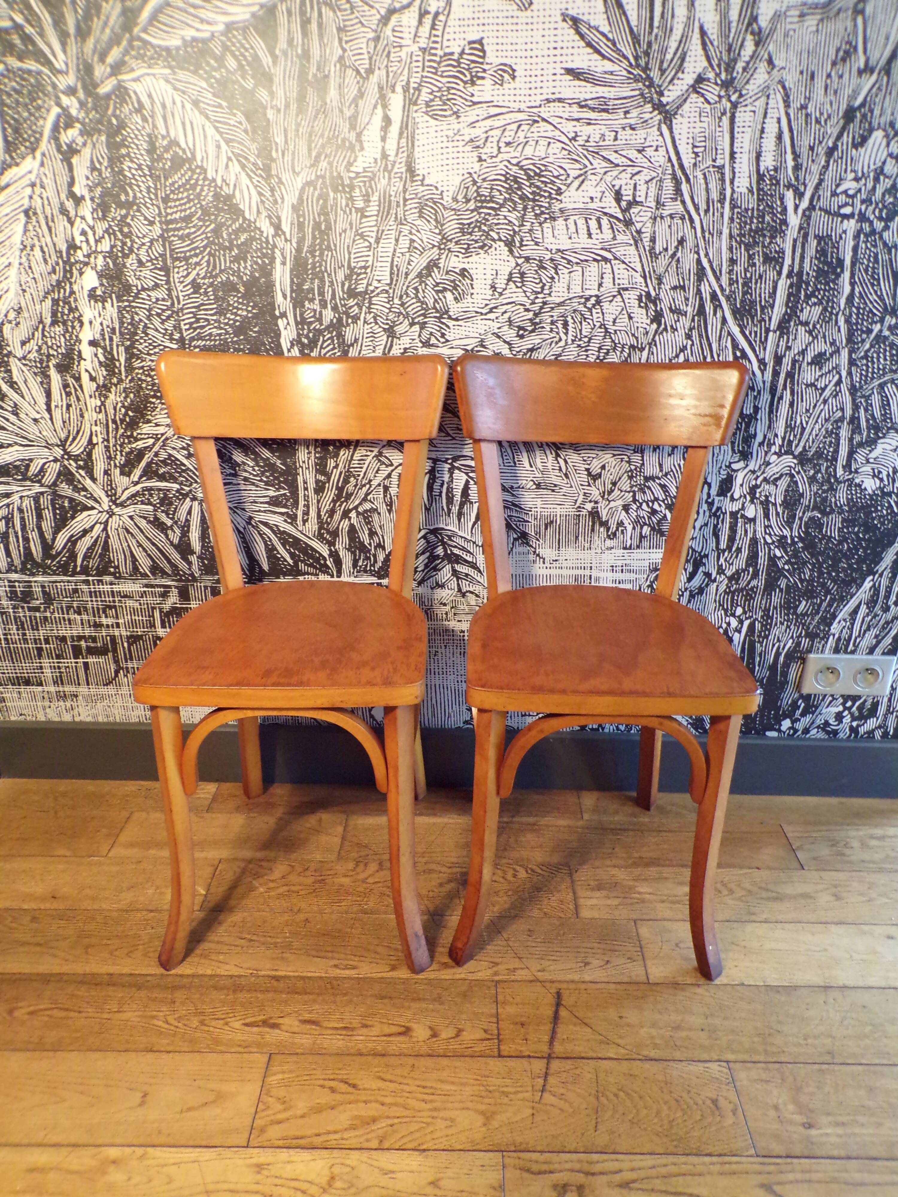 Pair of Luterma bistro chairs