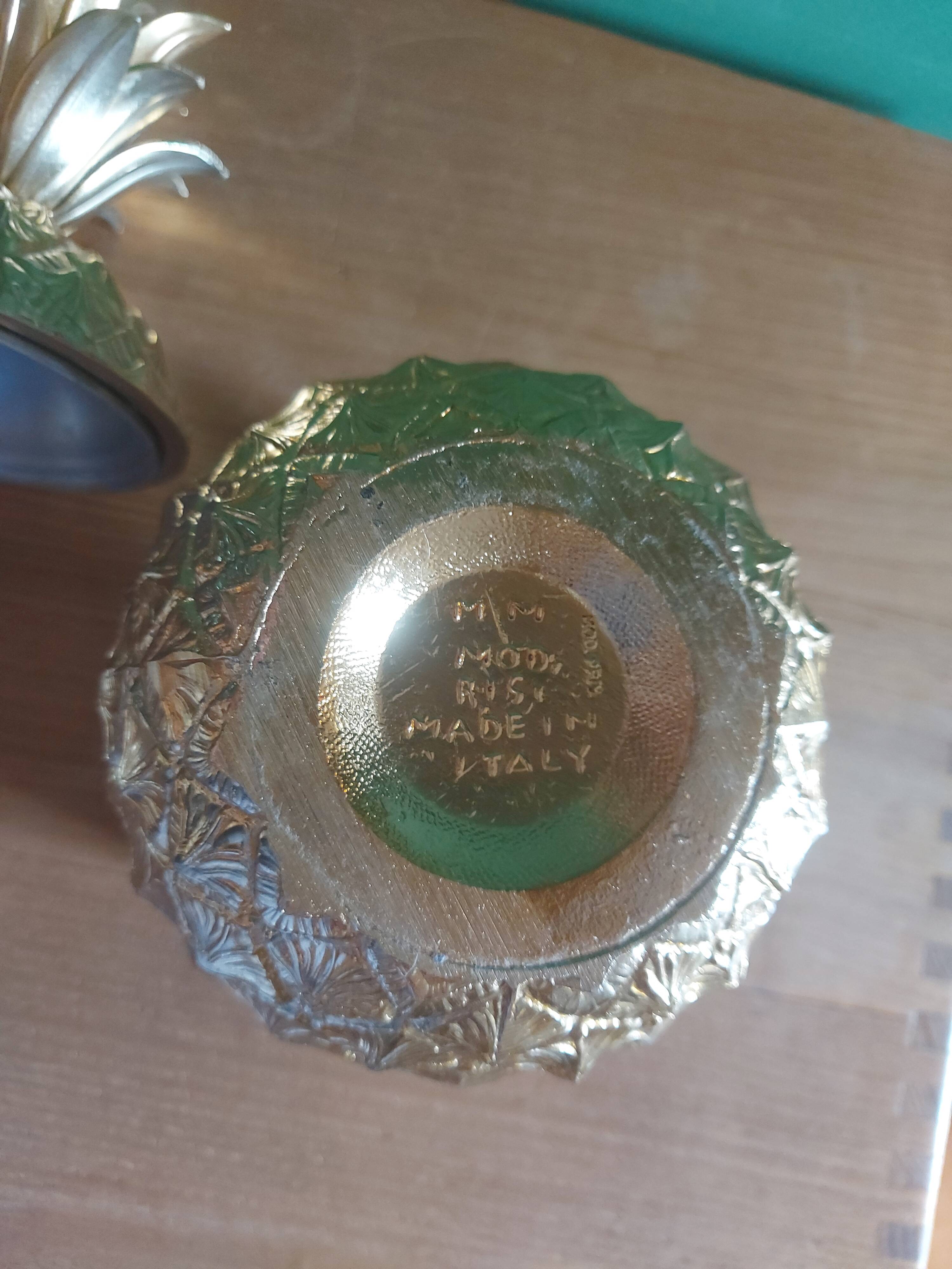 Pineapple ice bucket in golden metal Mauro Manetti