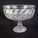 Centerpiece (or fruit bowl) on a cut crystal stand