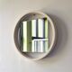 White ‘DZ84’ mirror by Benno Premsela for ‘t Spectrum, The Netherlands 1950's