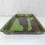 ceramic tray mixed earth marble