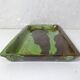 ceramic tray mixed earth marble