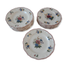 Set of flat plates, hollow and dessert Digoin Sarreguemines model Agreste
