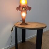 Lampe tulipe pâte de verre