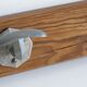 Wall coat rack in wood and metal