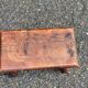 Vintage solid wood footrest stool