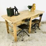 French old beech bakery table