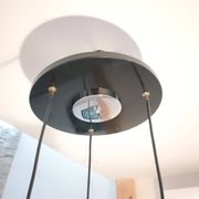 Granada ice glass chandelier by JT Kalmar for KFKG 1960s