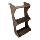 Art Deco walnut wall shelf 1930