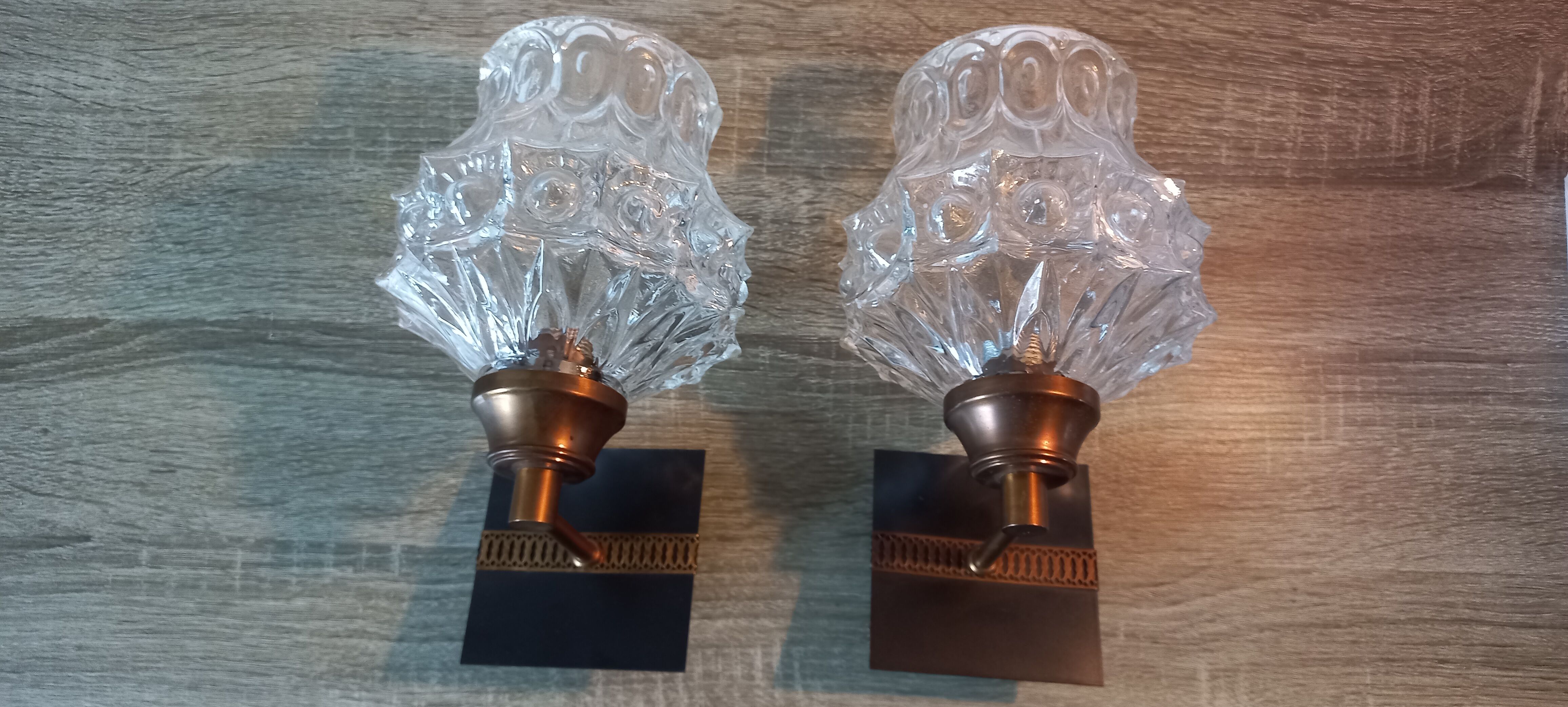 Pair of vintage wall lights