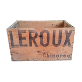 Caisse en bois Chicorée Leroux