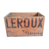Caisse en bois Chicorée Leroux