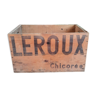 Caisse en bois Chicorée Leroux