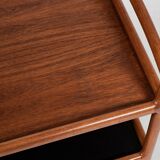 Midcentury Danish serving trolley in teak by Henning Korch for Silkeborg 1960s