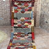 Contemporary Kilim Rug - Taznakht Kilim runner - runner - Unique runner rug - Berber rug