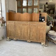 Large row of solid oak loom sliding doors